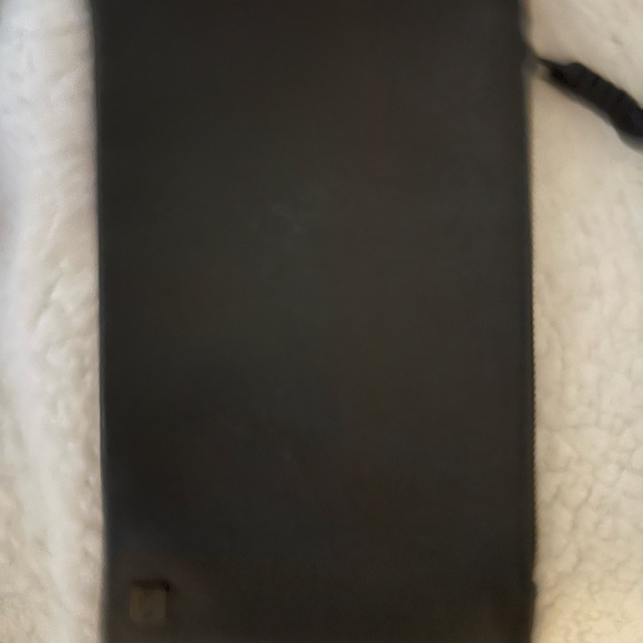 Callista black leather bag with matching pouch - Picture 5 of 14